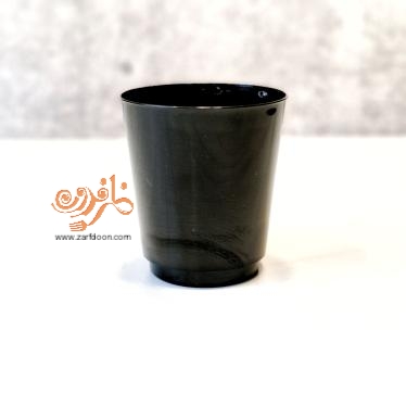 فروش عمده لیوان یکبار مصرف کریستالی مشکی + قیمت به صرفه و اقتصادی